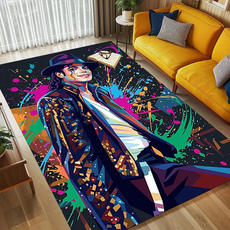 Michael Performance Living Room Nonslip Area Rug Soft Carpet For Bedroom Gameoom Playroom Sofa Office Home Decor Doormat