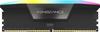 CORSAIR VENGEANCE RGB DDR5 Arbeitsspeicher 16GB (16 GB x 1) 5200MHz kompatibel, Intel XMP kompatibel, CL40, für Desktop-PCs, Schwarz CMH16GX5M1B5200C40