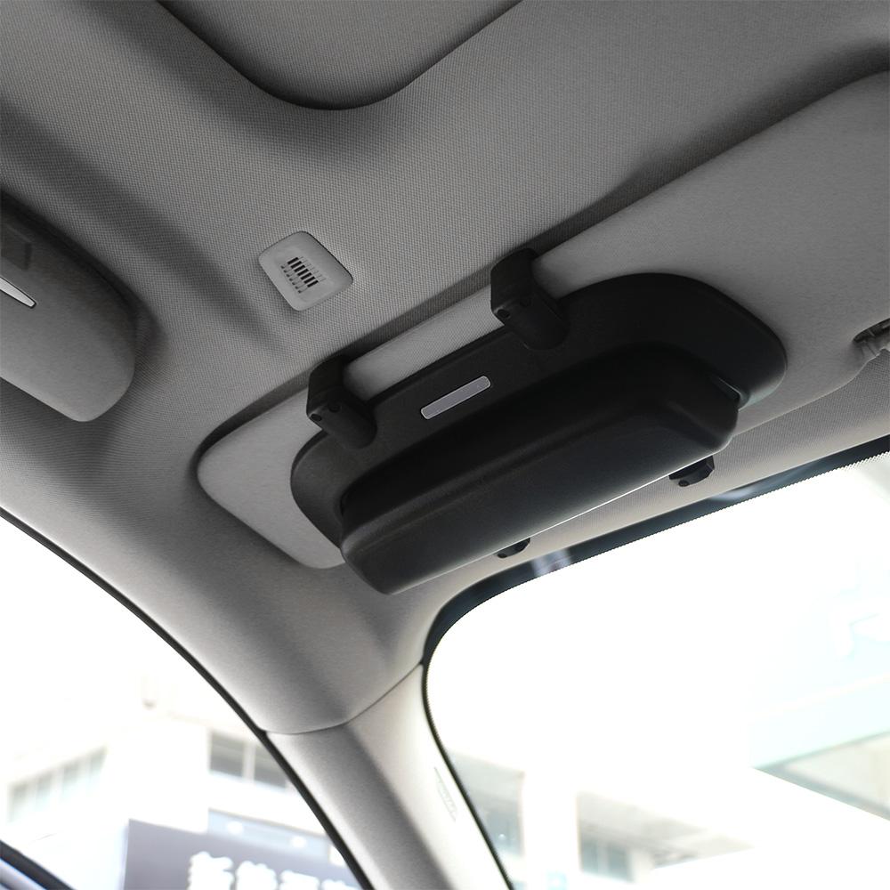 Car Glasses Box Portable Press Switch Sunglasses Holder Support Driver Goggle Case Car Sun Visor Eyeglasses Storage Box