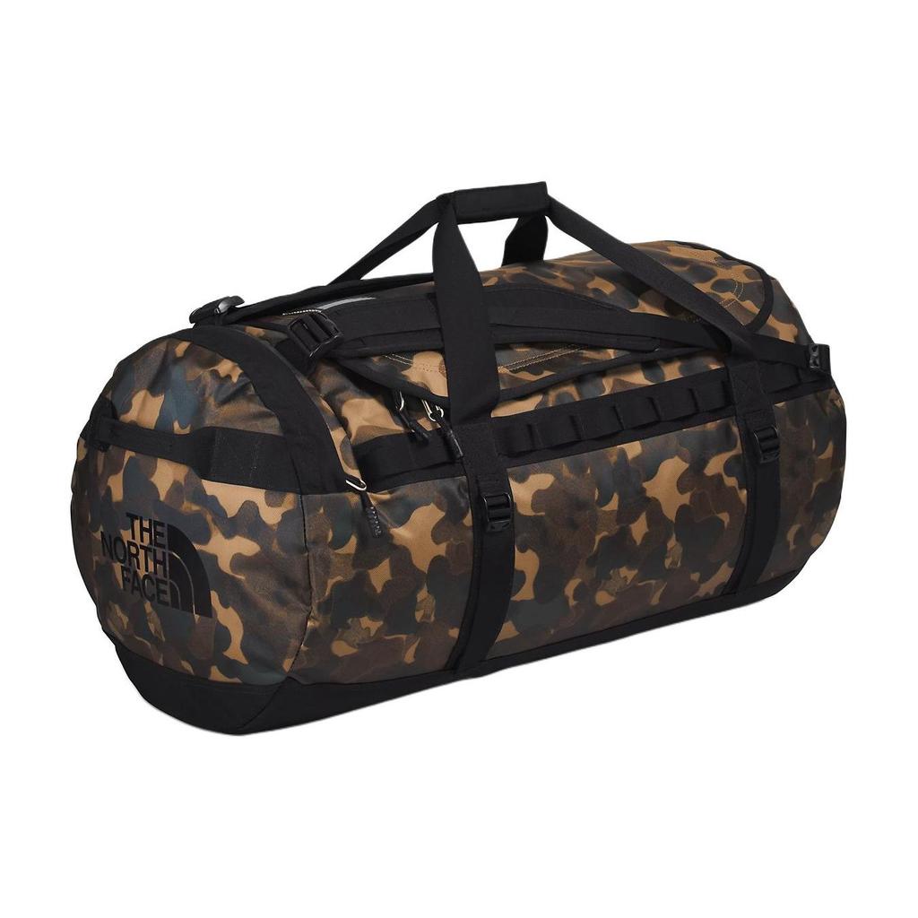 The North Face 95L Base Camp Logo Print Tragetasche Umhängetasche Reise Tasche Unisex Taschen Camouflage Schwarz NF0A52SB-O87