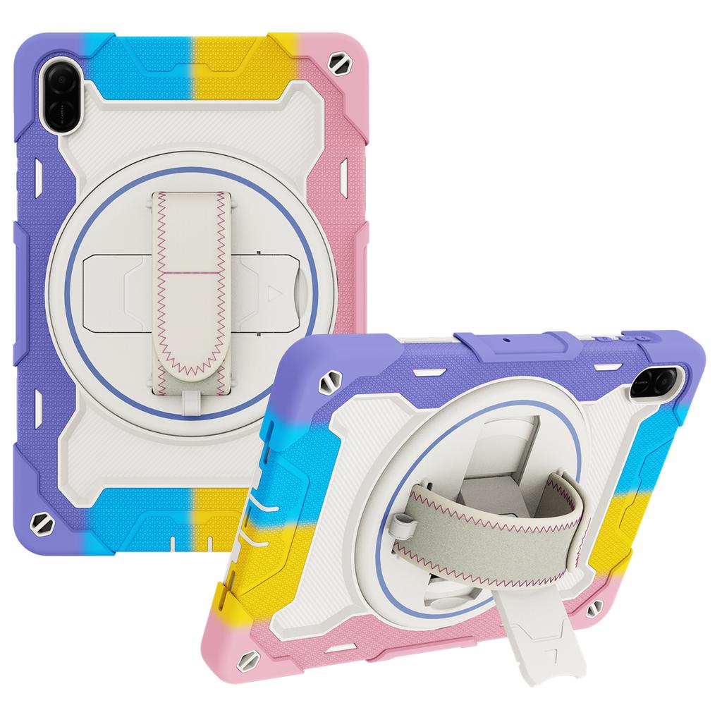 For Honor Pad X9/X8a Case Kickstand Hand Strap PC+Silicone Tablet Cover