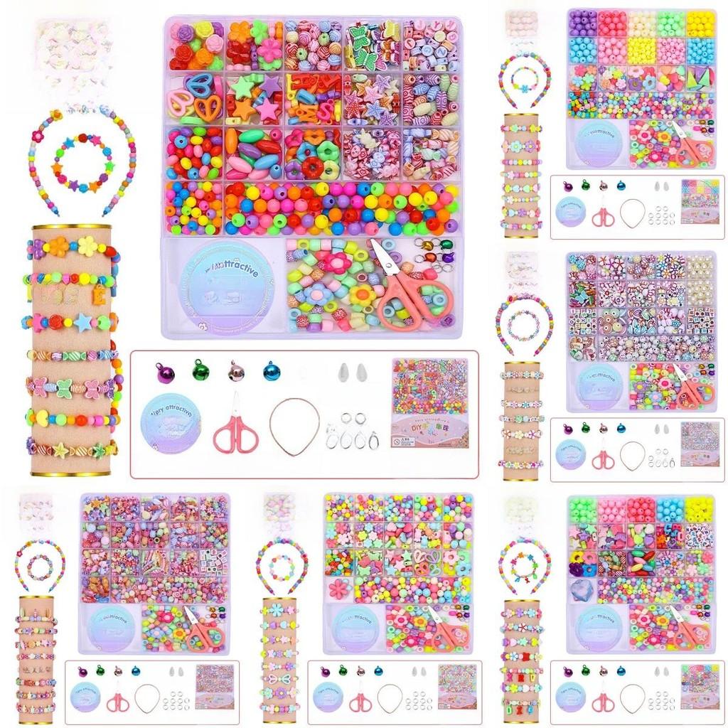 Crafting Bead Children Kit Plastic Elements Brain Development Bonding Family