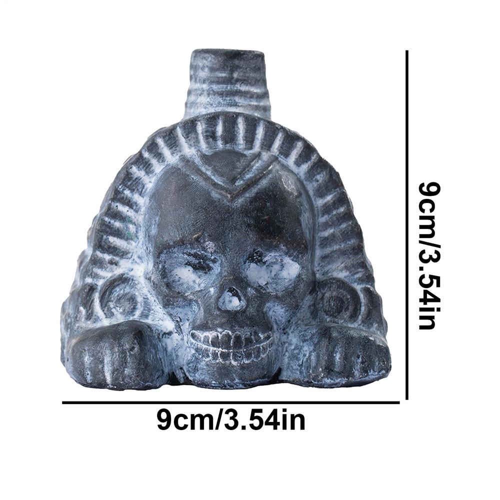 

Skull Head Toy Sounding Screams Skull Head Novelty Toy 9cm/3.54 Inches Human Skeleton Head Skull Home Table Decoration