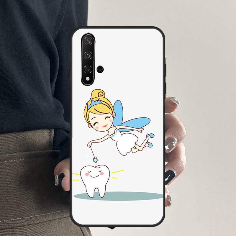 Cartoon Dentist Dental Teeth For Huawei Nova 9 10 SE 5T 12s 12i 11i Y91 Y90 Y60 Y70 Y72 Y61 P20 P40 P30 Lite P60 Pro Case