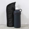 Pearl Metal BLKP Cooler Cover for 500ml and 600ml Bottles, Double Wall Vacuum Insulation, Includes Dedicated Bag, Black, Model AZ-5093