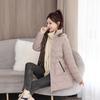 Fashion new winter down cotton-padded clothes women's thickened medium and long cotton-padded clothes jacket waist cotton-padded jacket