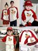 Family Matching Cartoon Hoodies - 2025 Autumn/Winter Collection, Street Style Long-Sleeved Outfits for Mother and Son.