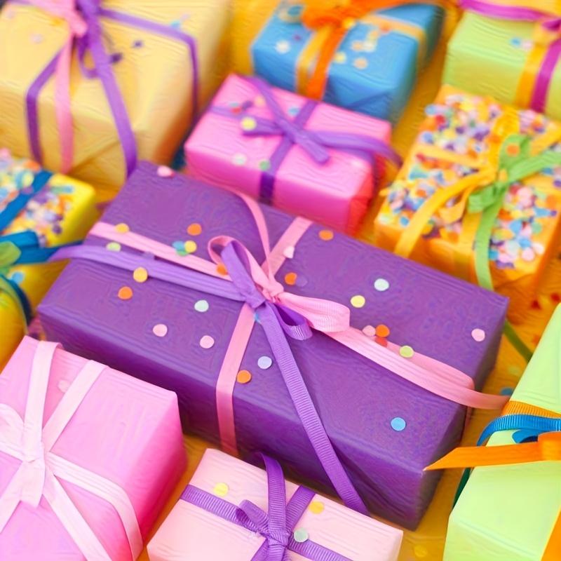 20pcs Elegant Ribbon Colorful Bows Gift Wrapping Tape Party Decoration Wedding Christmas Birthdays DIY Crafts Festive Decoration