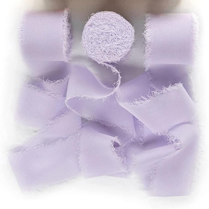 3 ks ručně vyráběná lemovací šifonová stuha DIY řemeslná dárková mašle svatební pozvánka stuha balení Délka 5 m Šířka 4 cm centimetrů SD015