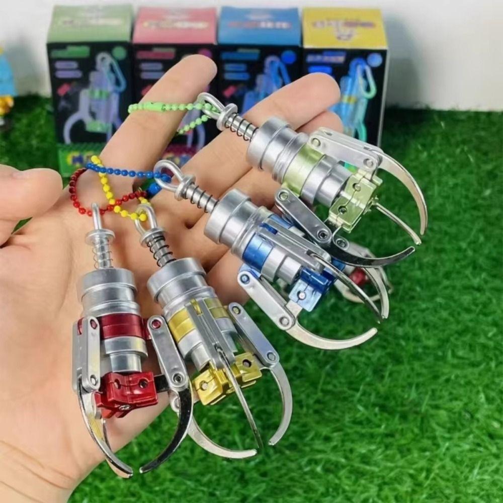Simulation Catch Dolls Claw Model Press Type Grasping Claws Key Chain  School Bag