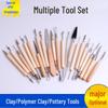 Handmade Clay and Polymer Sculpting Tool Set: Carving Knives and DIY Figure Materials