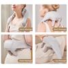 Wireless Portable Neck And Shoulder Massager With Heating Function 5D Kneading USB Rechargeable - Perfect Gift For Parents