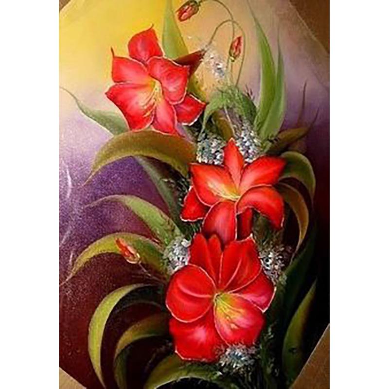 DIY Flower 5D Diamond Painting Full Round Drill Rose Diamond Embroidery Cross Stitch Kits Mosaic Resin Home Decor Gift Wall Art