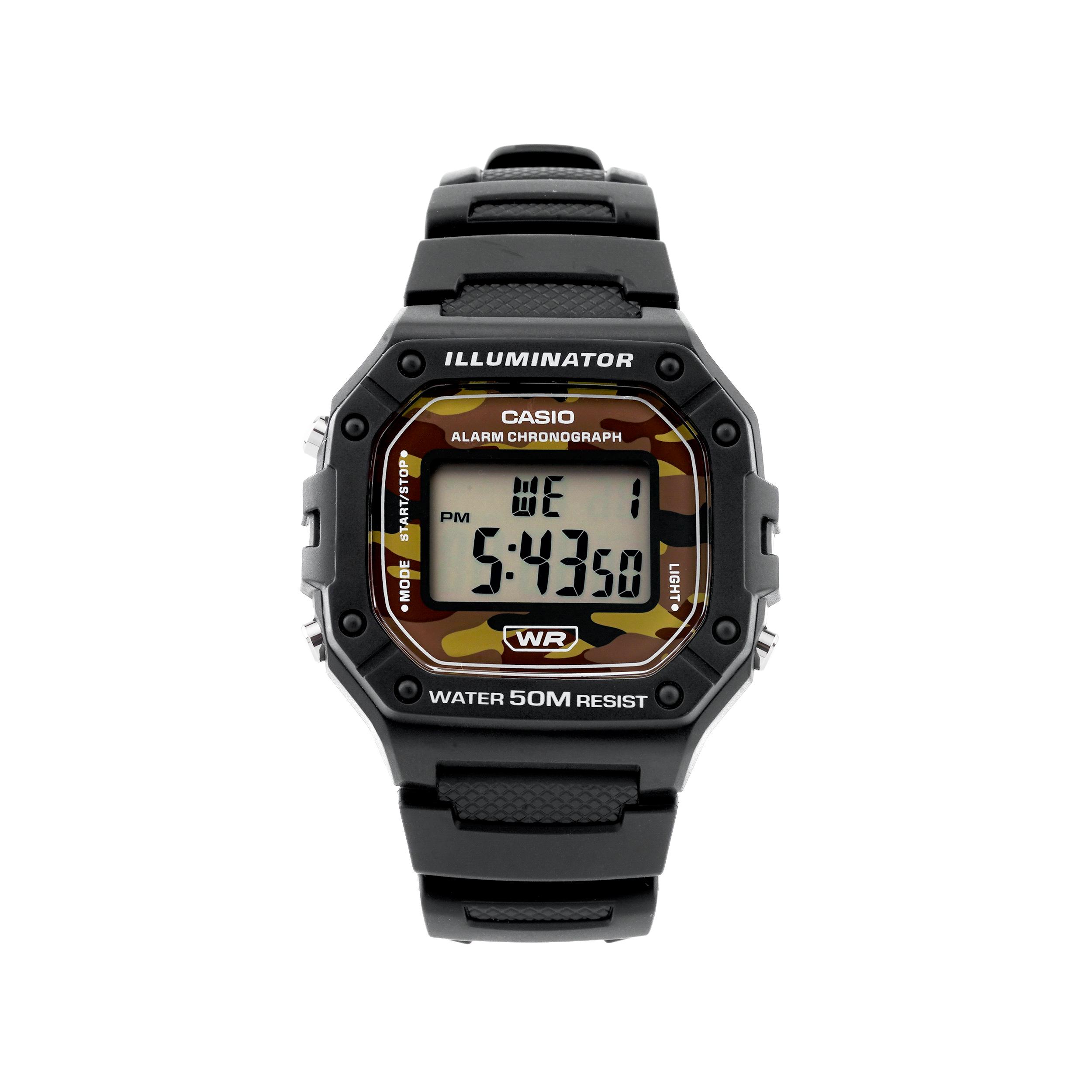 CASIO Men Watch W218H-5BVOS W218H-5BVOS Black Watch Case