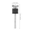 JOINPAYA Cymbal Stacker Long Attachment for Drum Set Percussion, Alloy, Expansion/Additional Stand, Felt, Gray, 14cm, 1pc