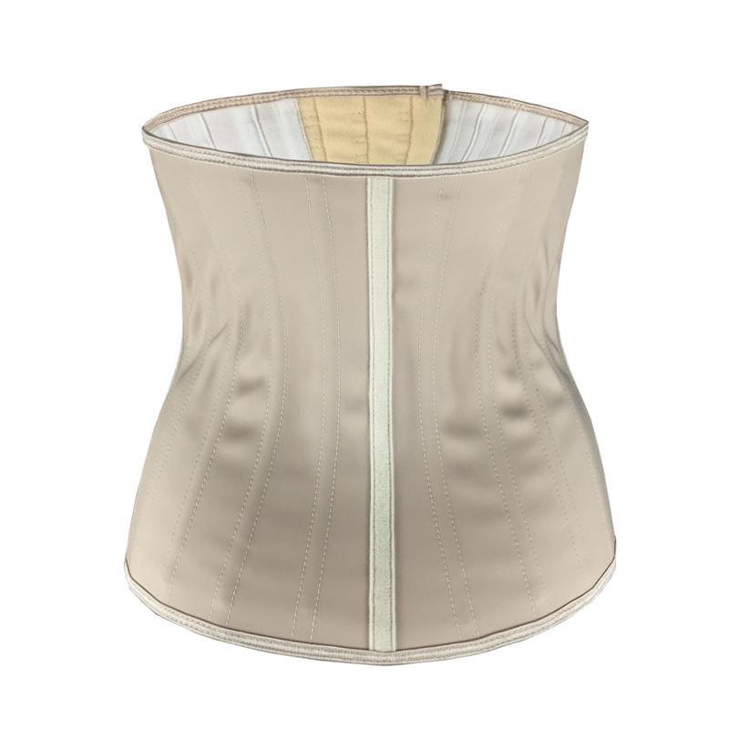 25 Steel Boned Latex Waist Cincher: Smooth Surface Postpartum Abdominal Binder & Body Shaper