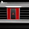 Real Carbon Fiber For Mazda 3 Axela 2014 2015 2016 2017 2018 LHD RHD Car Warning Light Frame Panel Inteior Accessories Sticker