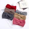 Bandeau Tressé Nœud Tête Croisée pour Femmes Automne Hiver Filles Accessoires Cheveux Couvre-chef Bandeau Élastique Accessoires Cheveux