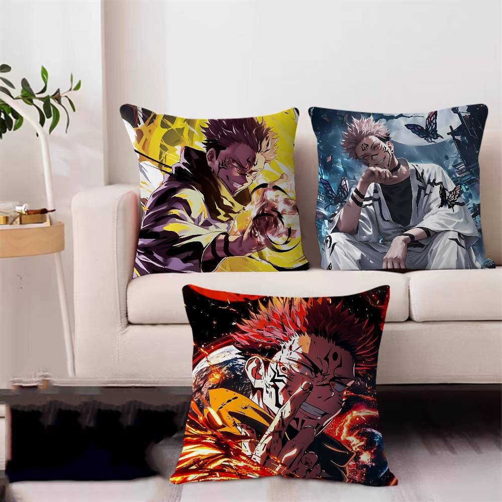 Jujutsu-Kaisen S-Sukuna Pillow Case Pillowcase Ultra Soft Skin Friendly Fabric Cloud Like Comfort