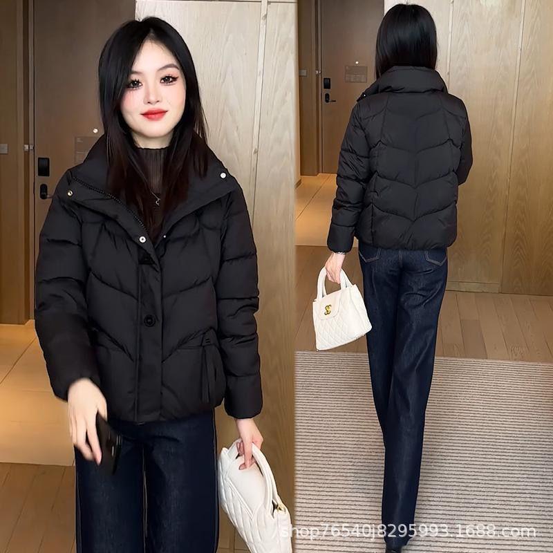Women's Short Cotton-Padded Down Jacket 2025 Winter Fashion – Petite, Warm, and Stylish Outerwear