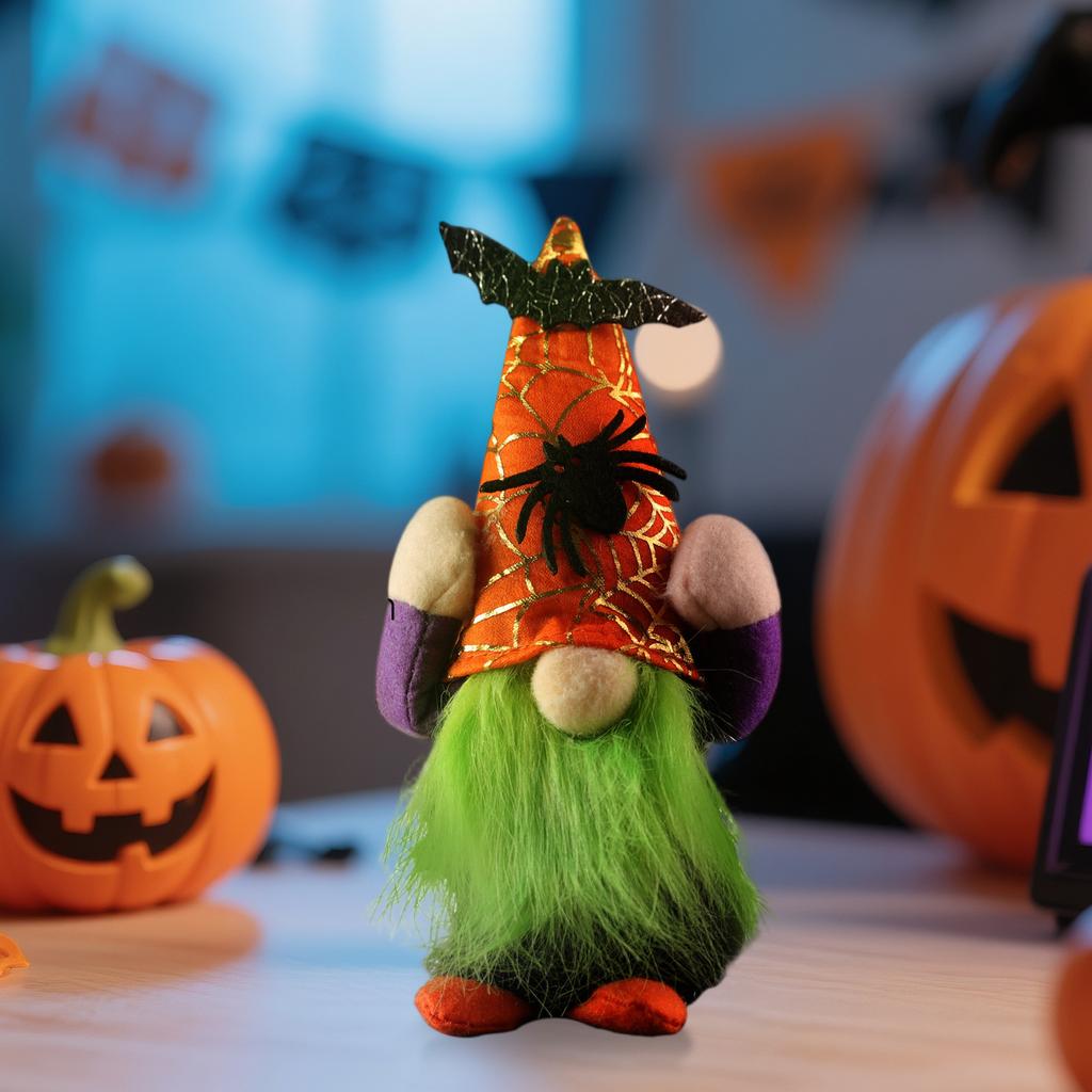 Halloween Gnomes Decorations, Handmade Swedish Tomte Gnome, Gnomes Plush Decor For Home Halloween Day Party Table Decorations