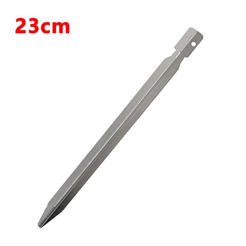 Ultra-Light Aluminum V-Shaped Ground Stakes - 23cm Reinforced Tent Accessories