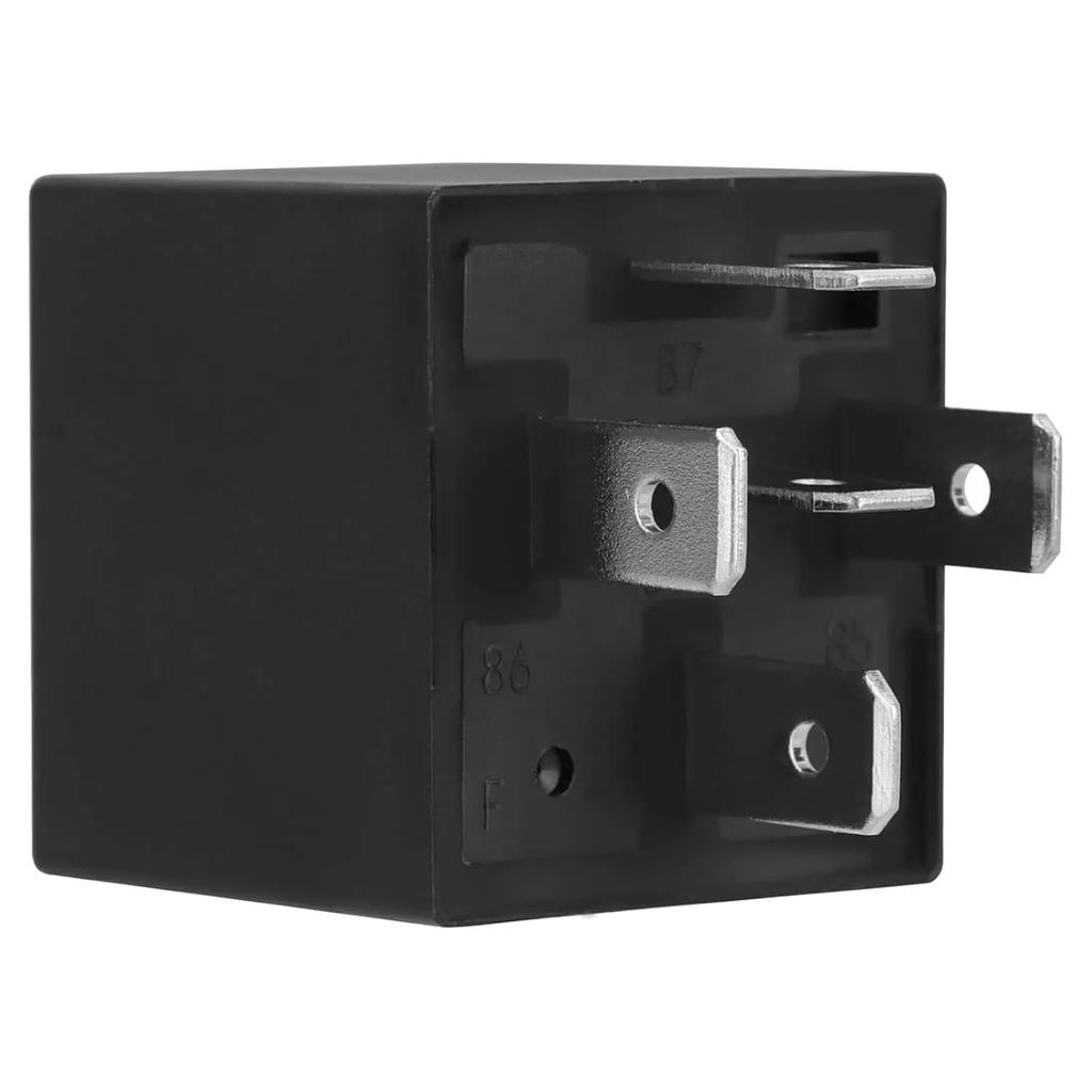 4Pin 5Pin JD1914 Car Relay 12V 24V 40A SPDT Car Switch and Starter Waterproof Relay for Boat Tractor Truck Motorcycle(5P 12V 40A)