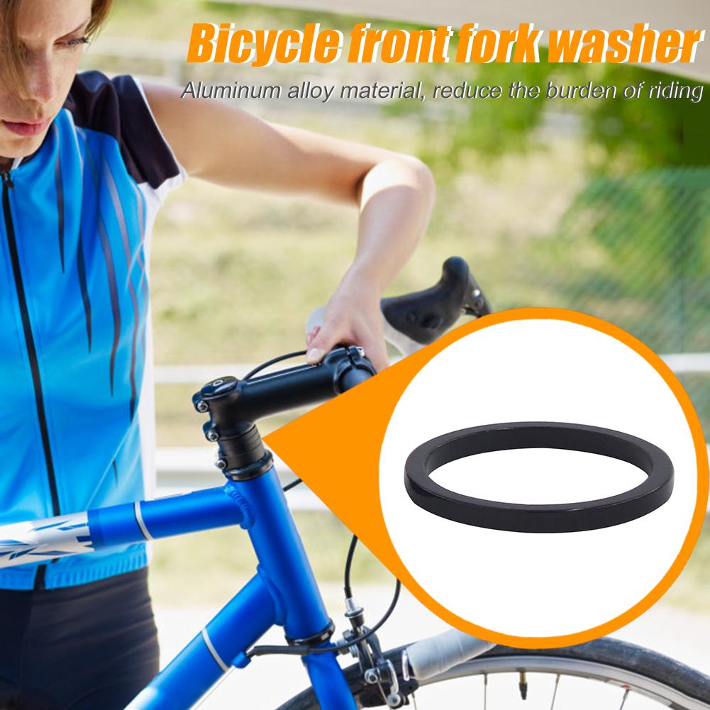 Stem Spacers 18 Pcs Bicycle Headset Spacers - 2/3/5/10mm Alloy MTB Fork Steerer Spacers Handlebar Height Adjusters