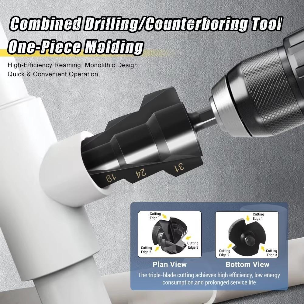 7pcs/set Dies Reamer Plumbing PPR Pipe Kit Water Pipe Repair Tools Plumbing Applications