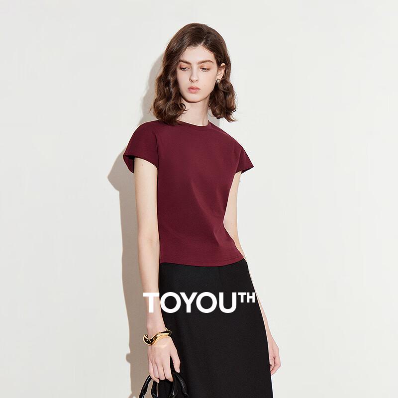 Women s Lyocell Cotton Blend Wide Shoulder Short Sleeve T-Shirt XL
