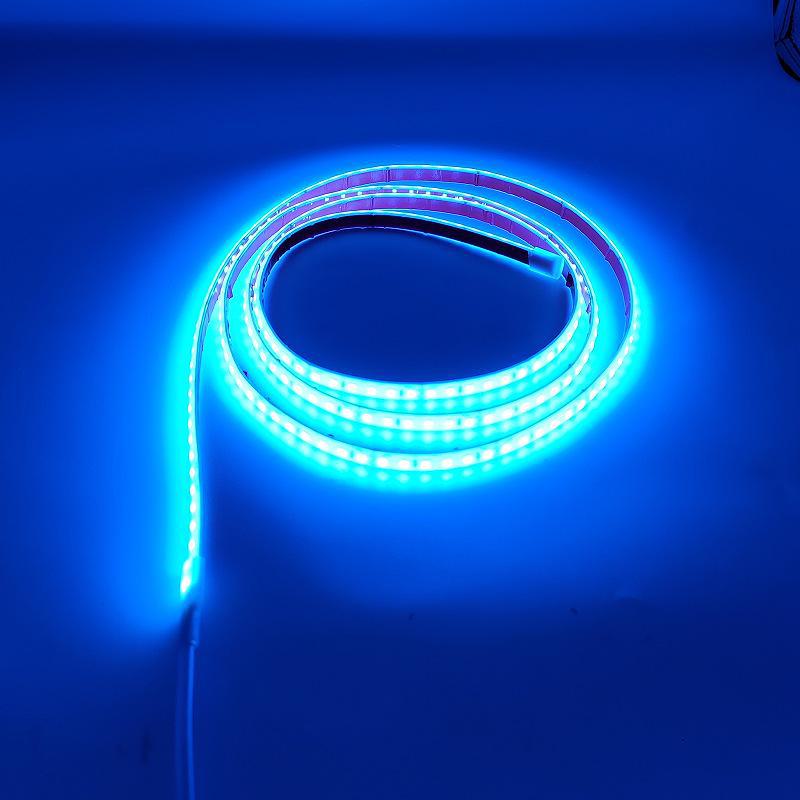 24V LED Light Strip, 12V 2835, High Brightness, 120 LEDs, Silicone for Deep Pool & Fish Tank Lighting