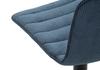 Bar Stool With Lift High Navy Cm 43X49,5X85,5-107(Seat Cm 61-82,5) Set 2Pcs