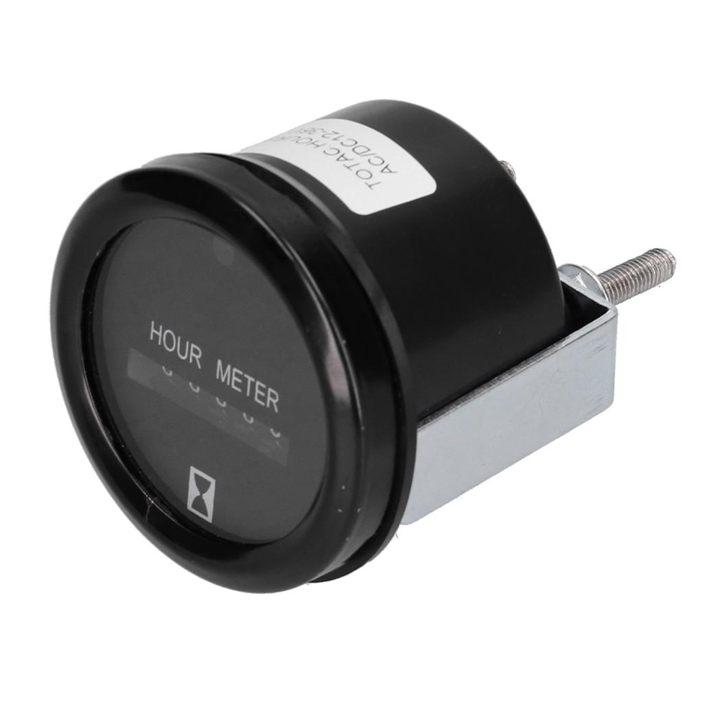 Quartz Hour Meter ACDC 12?36V Waterproof Professional Mechanical Timer with Indicator Light