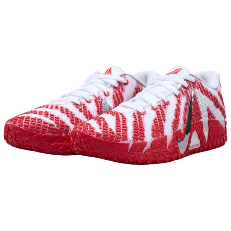 Nike Ja 3 Morant III Sports Klassieke Grip Lage Basketbalschoenen Heren sneaker Wit Rood IV4425-105