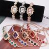 Elegant Small Dial Square Watch Rhinestone Design Women Bracelet Watches Luxury Drawstring Bracelet Female Clock Reloj Mujer