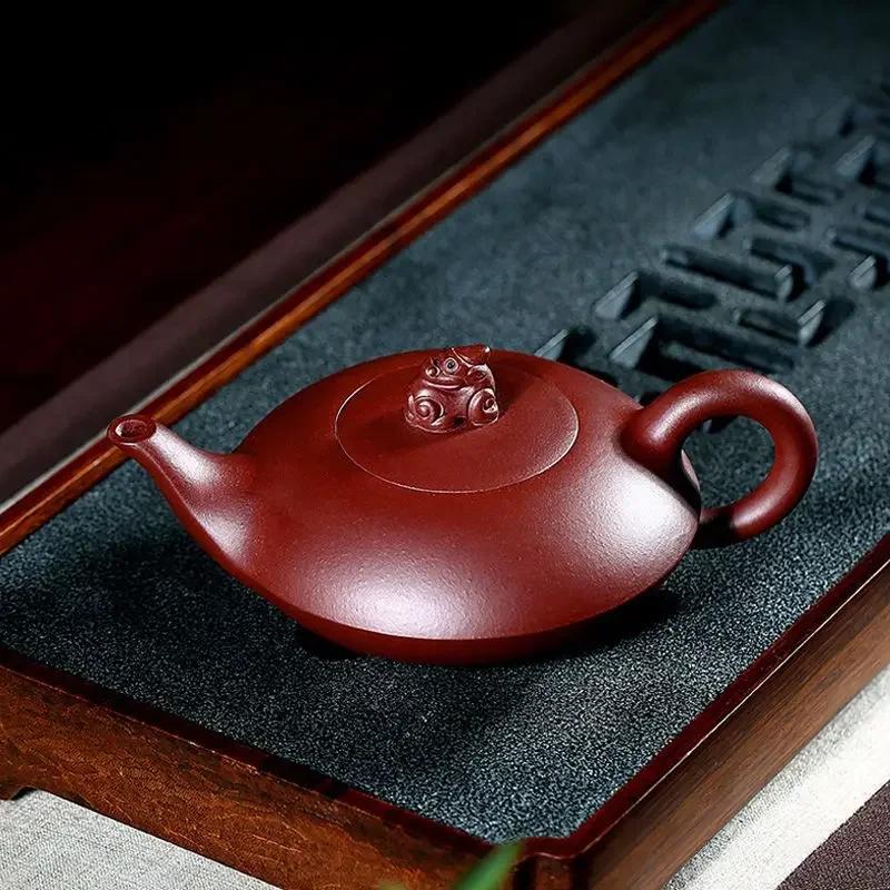 240ml Pentola Fatta a Mano Cinese Yixing Teiera Kung-fu Argilla Viola Bicchieri Teiera Bellezza Dahongpao