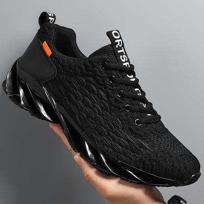 36-47 Shock-absorbing Anti Slip Wear-resistant Fashionable Flying Woven Sports and Leisure Shoes Trendy Running Shoes