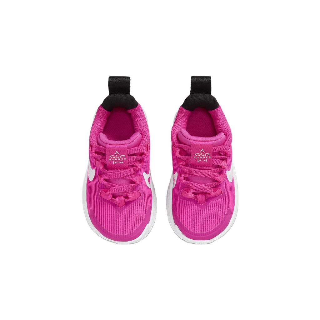 Nike Star Runner 4 TD Fierce Pink Baby Sneakers Black Playful-Pink White DX7616-601