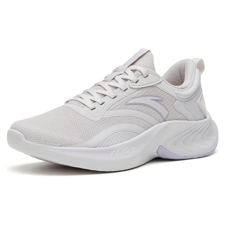 New Anta Stinger SE Anti Slip And Wear Resistant Breathable Low Top Running Shoes Women's Gray Purple 922315585-4