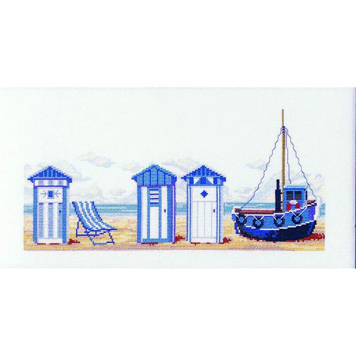 Kit Point comptés Cabines de Plage 30 x 40 cm