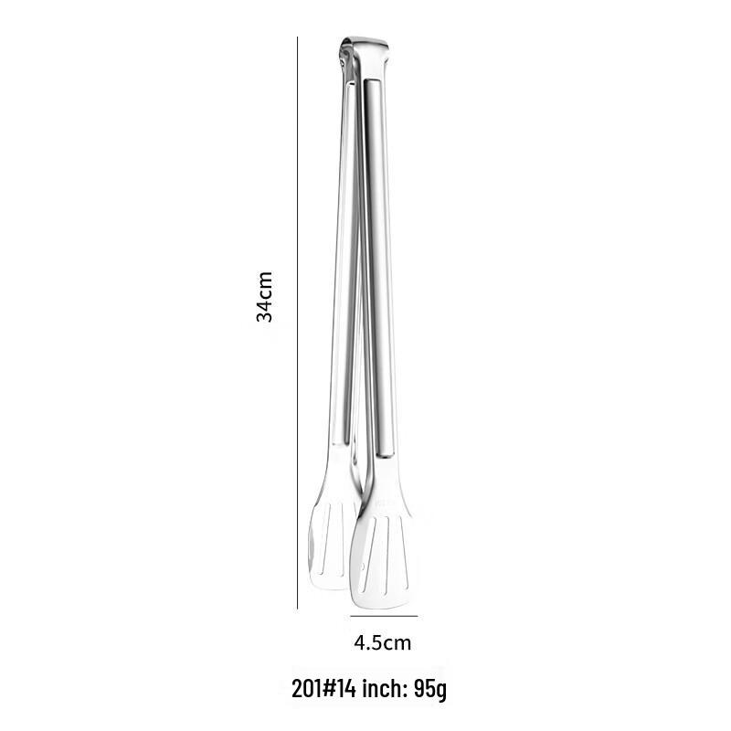 Stainless Steel Food Tongs Set