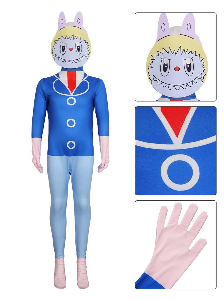 Labubu Halloweenský Cosplay Kostýmový Set