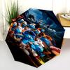Smurfs Forest Adventure Folding Umbrella Suitable For All Seasons Portable Travel Umbrella Outdoor