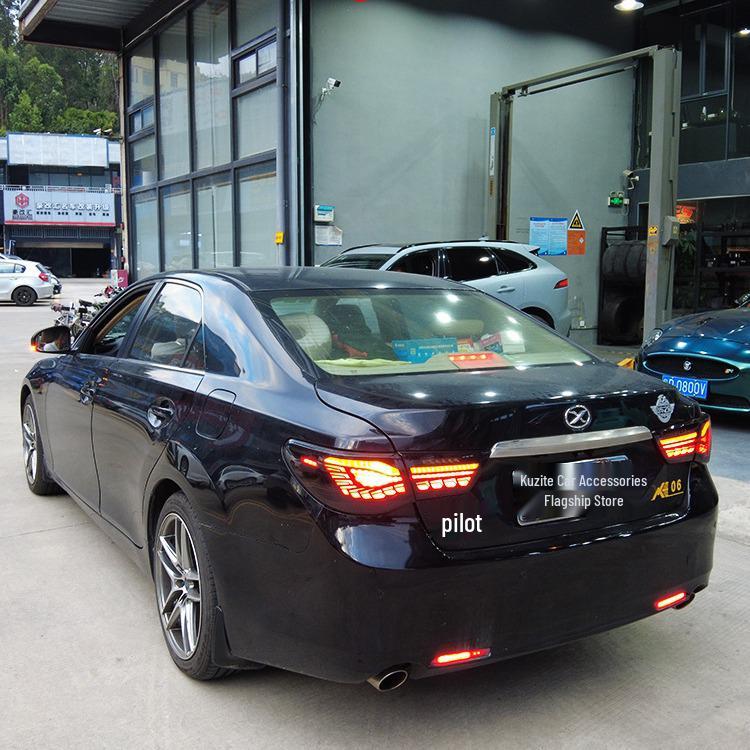 LED Dragon Scale Daytime Running Lights & Flowing Turn Signal Taillights for 10-17 Toyota Reiz