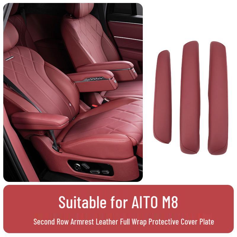 AITO M7/M8/M9 Second Row Armrest Protective Cover - Car Interior Accessory
