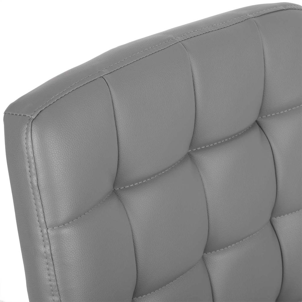 Benton Gray Leather Office Chair