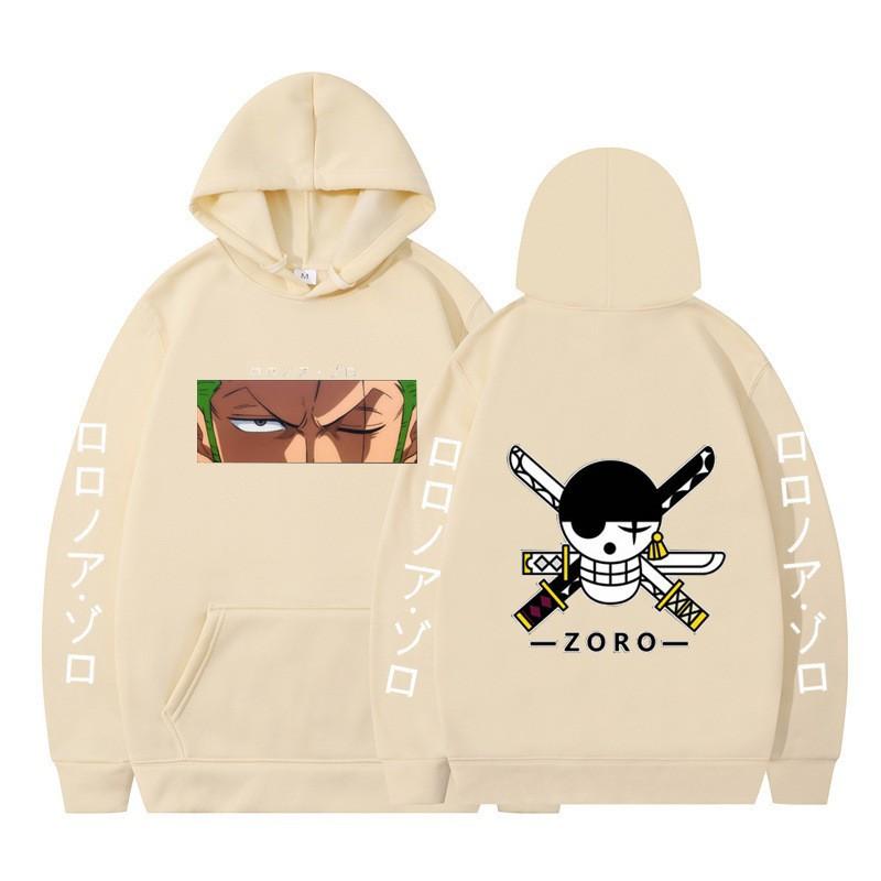 2026 Animation ONE PIECE Sauron Printed Loose Hoodie Autumn Men's and Women's Fleece Hooded Sweater New