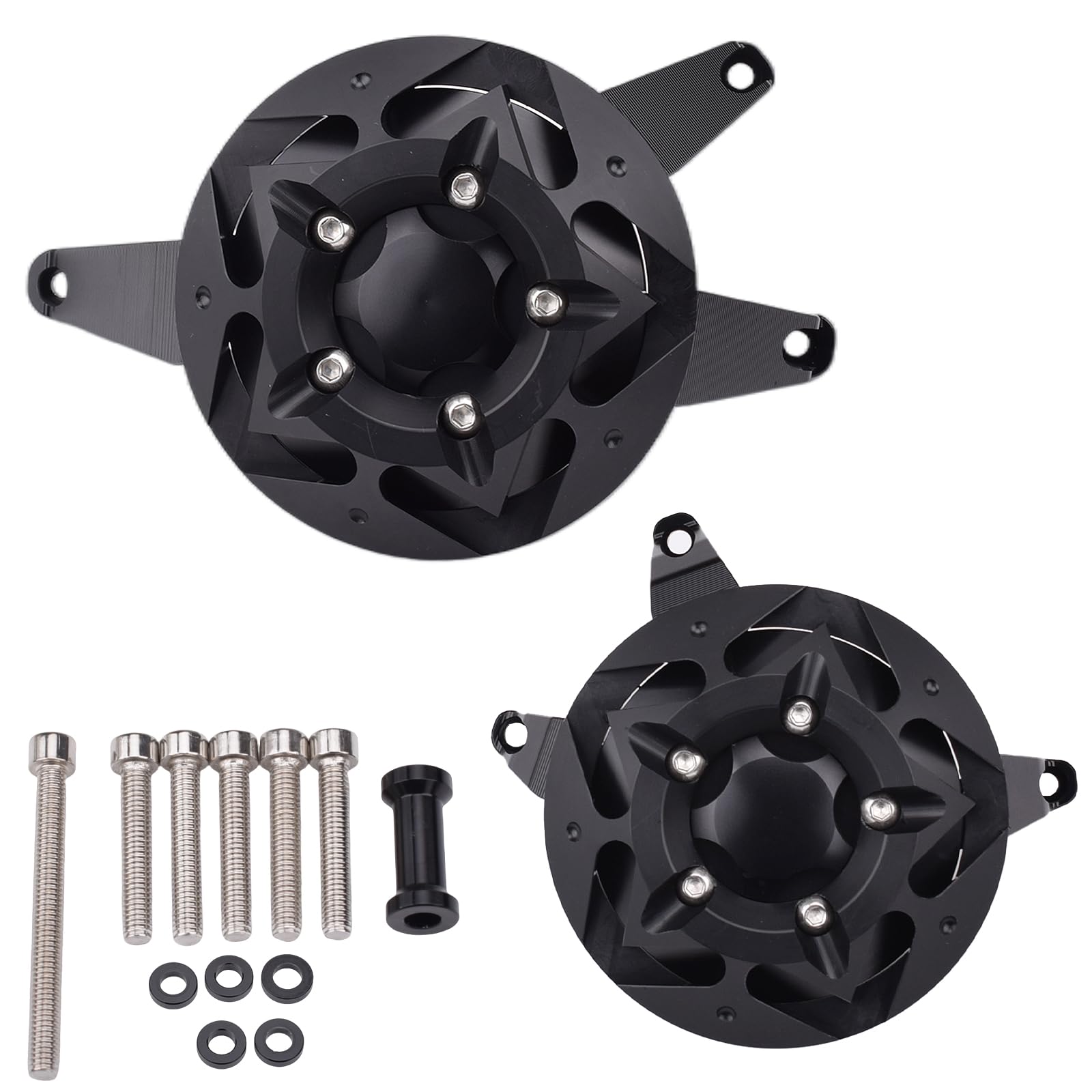 

HRuizq Engine Cover, Engine Slider, Engine Guard for Kawasaki Z900 (ZR900B) 2017-2024, Z1000, Z1000SX, and Ninja 1000 2010-2024 (Black)