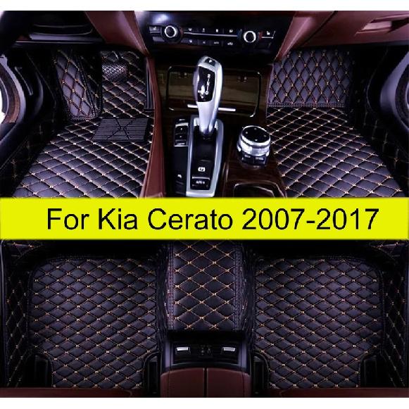 Car Floor Mats For Kia Cerato 2007 2008 2009 2010 2011 2012 2013 2014 2015 2016 2017  Auto Foot Pads Interior Accessories