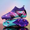 Nouvelles Chaussures de Football pour Hommes Haute Qualité Extérieur Cheville Haute Ultra-légères Intérieur Crampons de Football Antidérapantes Chaussures de Sport Futsal Antidérapantes